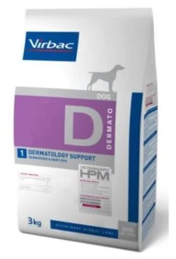 Virbac HPM Dermatology Support D1 - Hondenvoer - 7kg