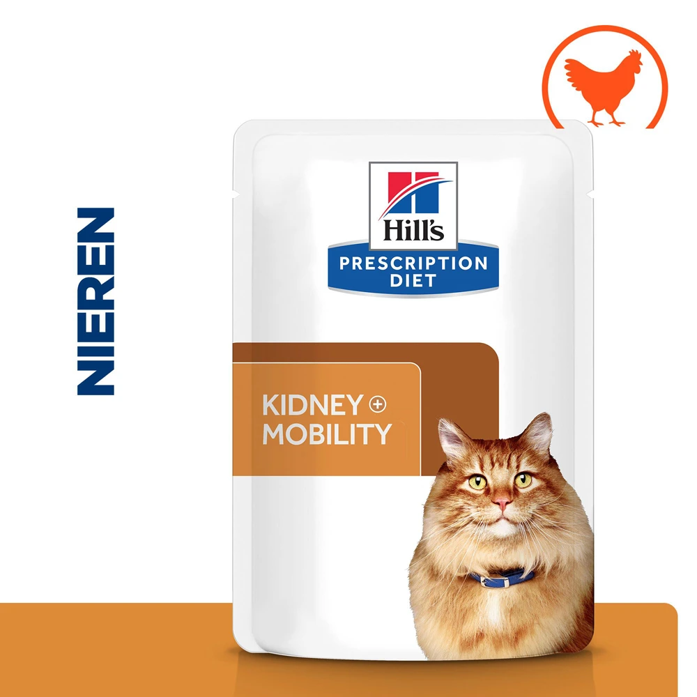 Hill's Hill’s Prescription Diet K/D + Mobility – Kattenvoer Met Kip – 12x85g 2 Hill's Hill’s Prescription Diet K/D + Mobility – Kattenvoer Met Kip – 12x85g - Afbeelding 2