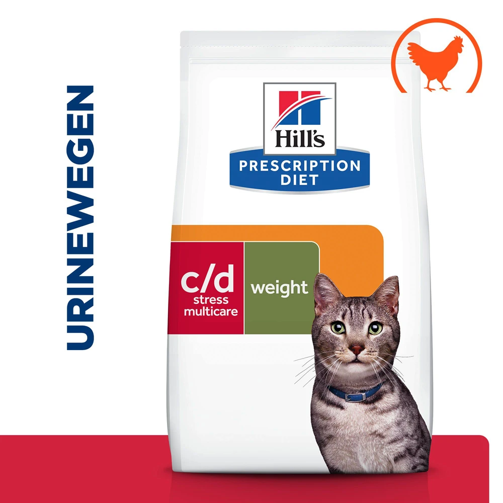 Hill's Prescription Diet C/d Multicare Stress + Metabolic Kattenvoer Met Kip 3kg 2 Hill's Prescription Diet C/d Multicare Stress + Metabolic Kattenvoer Met Kip 3kg - Afbeelding 2