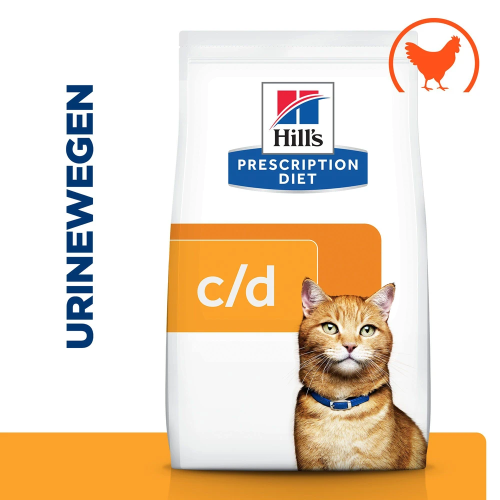 Hill's Prescription Diet C/d Multicare Urinary Care Kattenvoer Met Kip 12kg 2 Hill's Prescription Diet C/d Multicare Urinary Care Kattenvoer Met Kip 12kg - Afbeelding 2