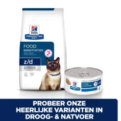 Hill's Prescription Diet Z/d Food Sensitivities Kattenvoer 1.5kg 12 Hill's Prescription Diet Z/d Food Sensitivities Kattenvoer 1.5kg -Huisdierproducten 52742045535 5 NL 1
