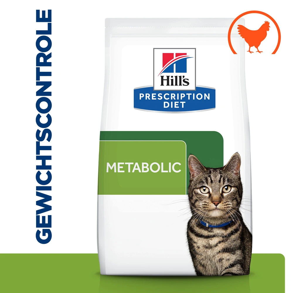 Hill's Prescription Diet Metabolic Weight Management Kattenvoer Met Kip 8kg 2 Hill's Prescription Diet Metabolic Weight Management Kattenvoer Met Kip 8kg - Afbeelding 2
