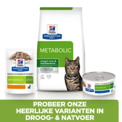Hill's Hill’s Prescription Diet Metabolic Maaltijdzakjes – Kattenvoer Met Kip – 12x85g 12 Hill's Hill’s Prescription Diet Metabolic Maaltijdzakjes – Kattenvoer Met Kip – 12x85g -Huisdierproducten 52742343808 5 NL