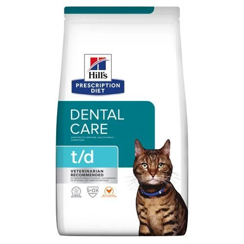 Hill's Hill’s Prescription Diet T/D – Kattenvoer Met Kip – 1,5kg 1 Hill's Hill’s Prescription Diet T/D – Kattenvoer Met Kip – 1,5kg