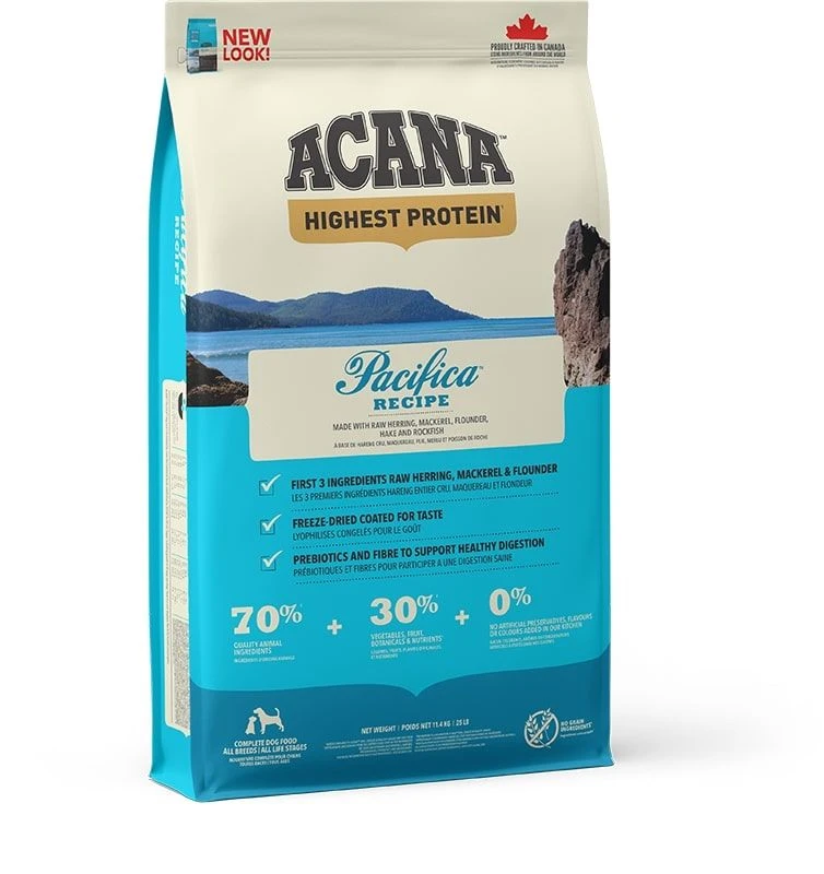 Acana Highest Proteïn Pacifica Hond 6kg 1 Acana Highest Proteïn Pacifica Hond 6kg
