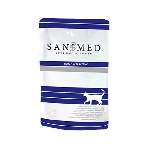 Sanimed Skin/Sensitive - Kattenvoer - 12x100gr 1 Sanimed Skin/Sensitive - Kattenvoer - 12x100gr