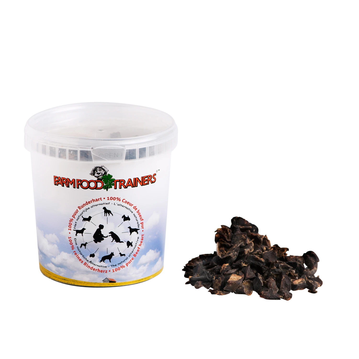 Farm Food Trainers Runderhart 333gr 1 Farm Food Trainers Runderhart 333gr