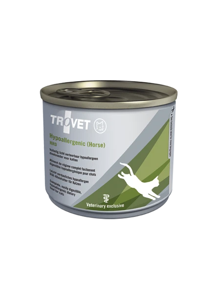 Trovet Hrd Hypoallergenic - Kattenvoer In Blik Met Paard - 12x 200g 1 Trovet Hrd Hypoallergenic - Kattenvoer In Blik Met Paard - 12x 200g