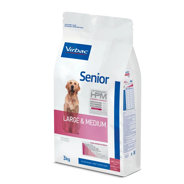 Virbac Veterinary Hpm Senior Large & Medium - Hondenvoer - 7kg 2 Virbac Veterinary Hpm Senior Large & Medium - Hondenvoer - 7kg - Afbeelding 2