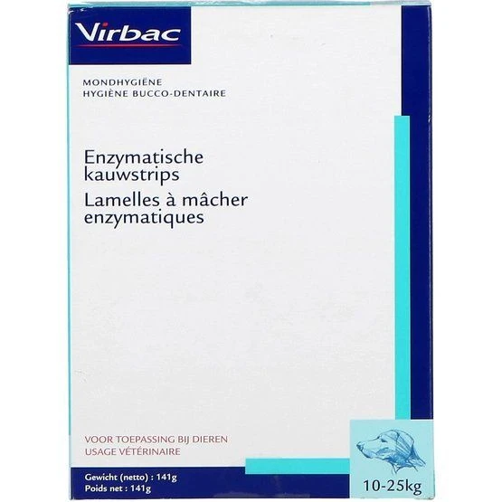 Virbac Cet Kauwstrips Hond 10-25kg 141G 1 Virbac Cet Kauwstrips Hond 10-25kg 141G